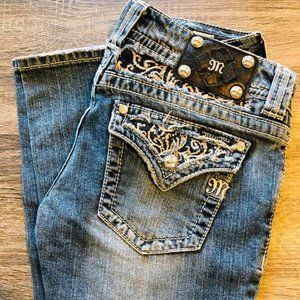 Miss Me bootcut jeans 28 bling
